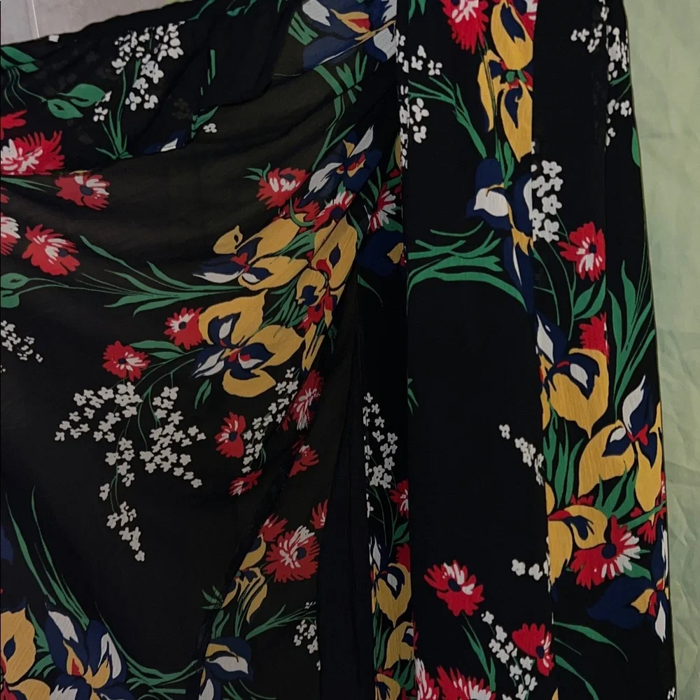 MADEWELL Floral Black Maxi Dress - Picture 10 of 15